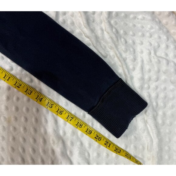 ABERCROMBIE & FITCH Hough Peak Muscle Blue Distressed Hoodie Sweater Mens Sz M - Picture 7 of 11